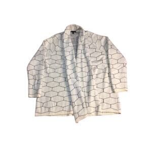 Ann Taylor Cardigan Sweater Women’s Wool Alpaca Open Front XXL